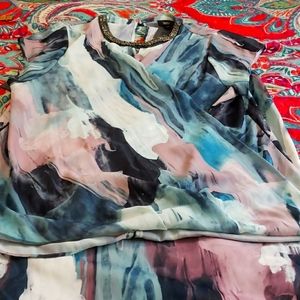 New Skirt & top set, XL,  multicolored